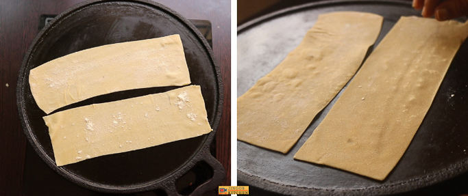 Beach samosa with wheat flour