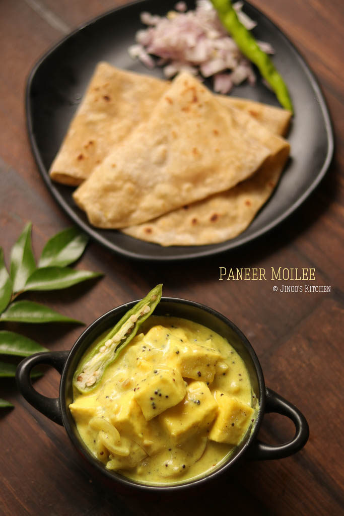 paneer moilee recipe