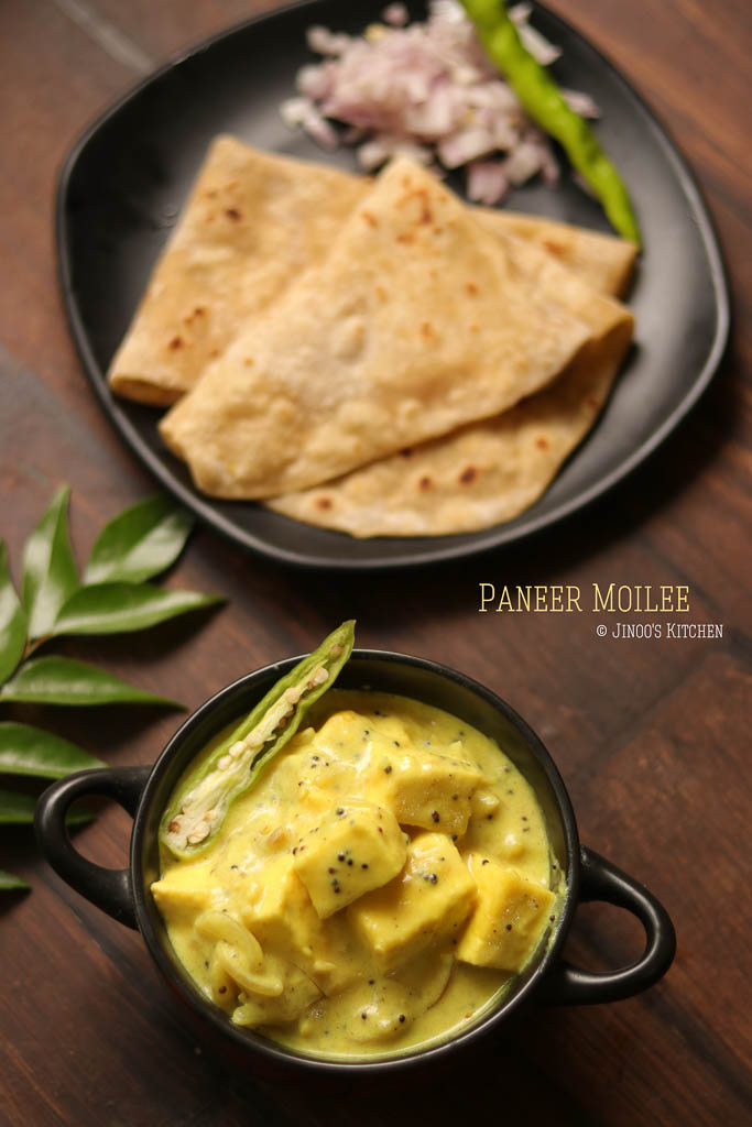 Paneer moilee | Paneer stew kerala style