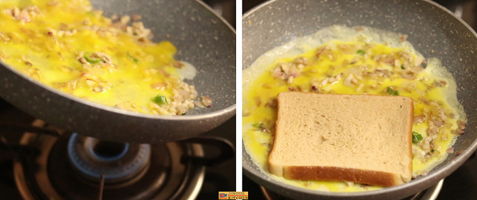 Mushroom egg toast