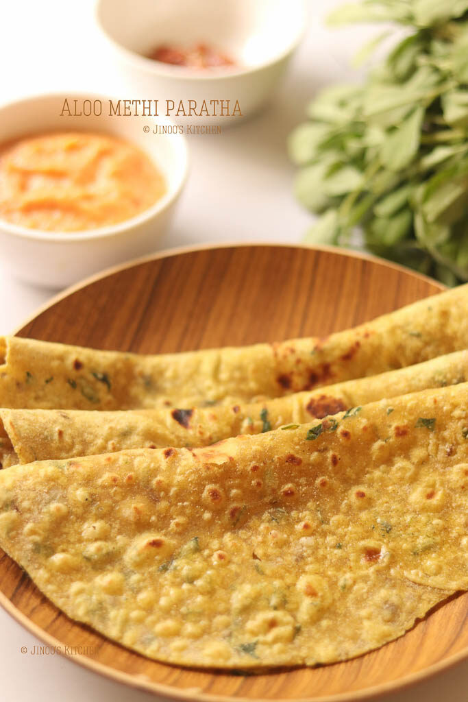 How to make aloo methi paratha recipe