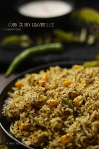 curry leaves rice recipe