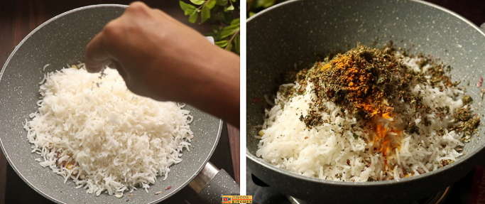 curry leaves rice recipe