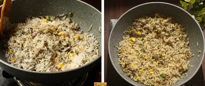 curry leaves rice recipe