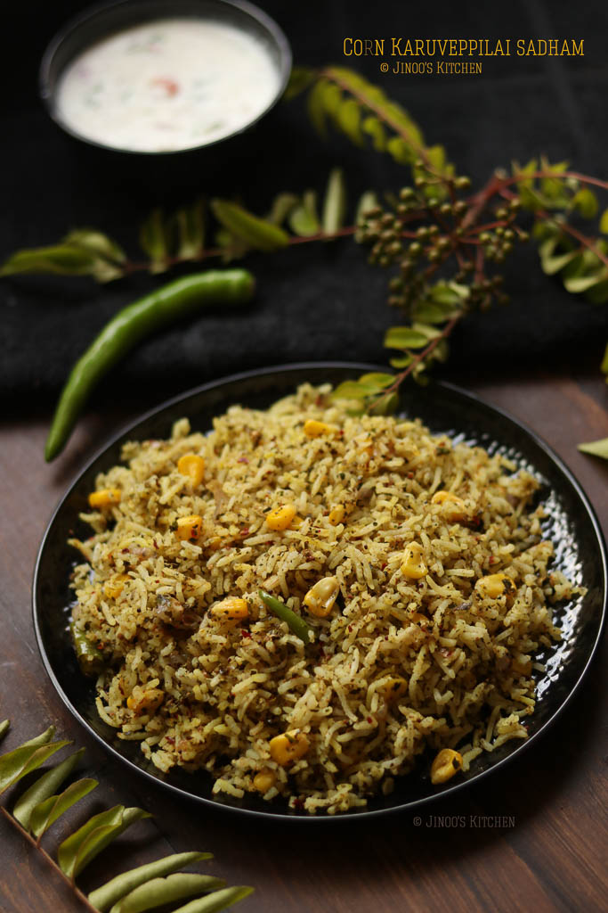 Curry leaves rice recipe- Karuveppilai sadham