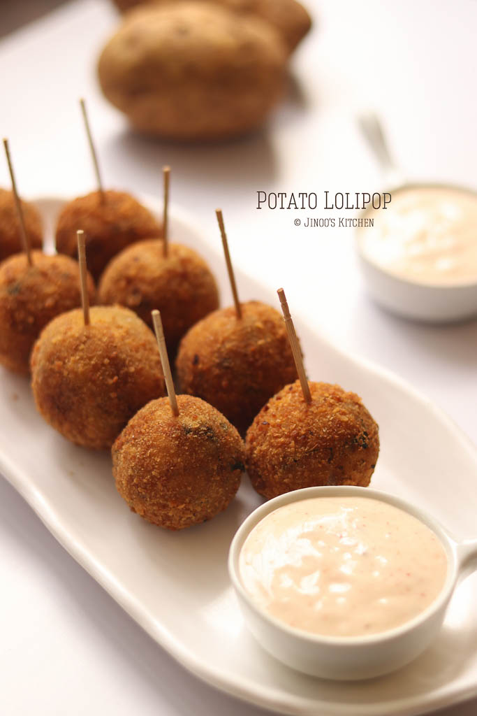 Potato Lollipop recipe | crispy potato balls