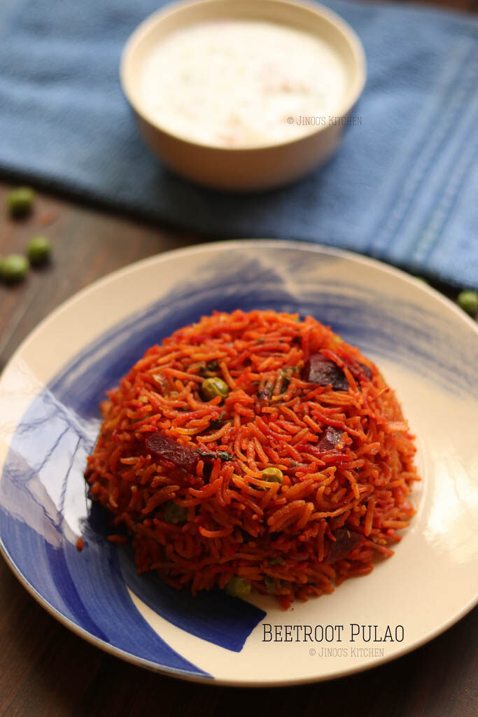 Beetroot rice recipe 