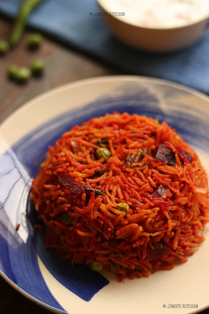 Beetroot rice recipe