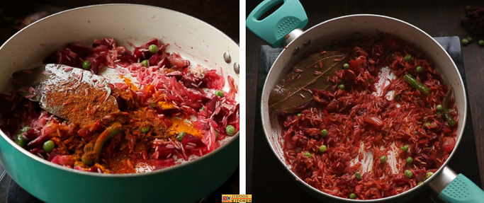 Beetroot rice recipe