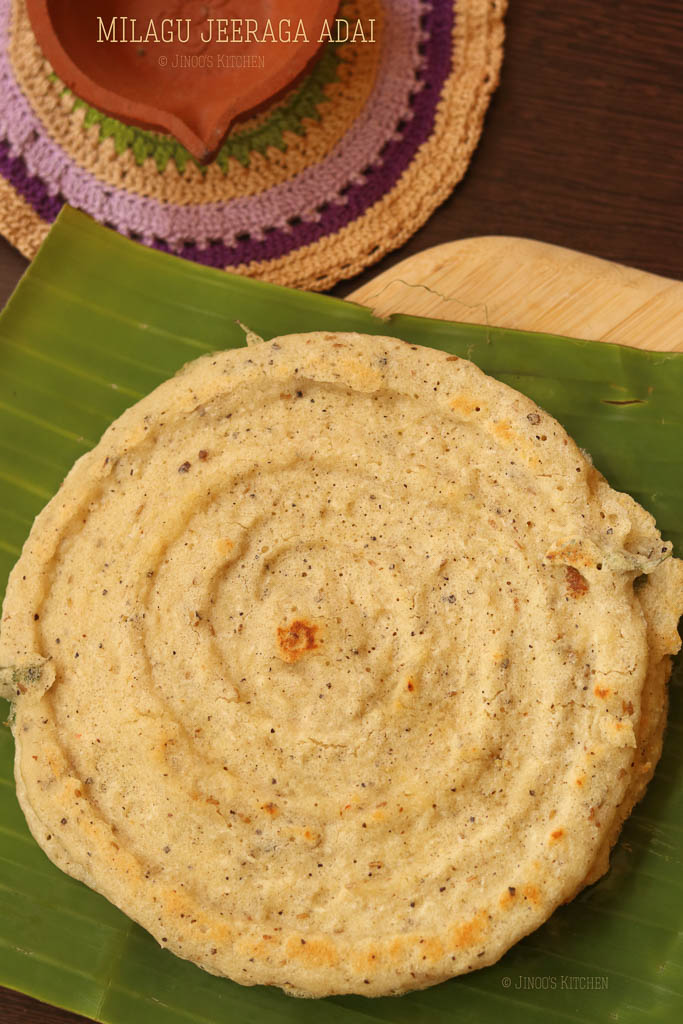 Karathigai adai recipe | Milagu jeeraga adai