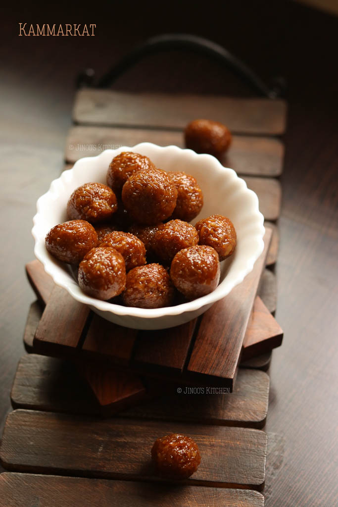 Kammarkat recipe | Coconut jaggery balls