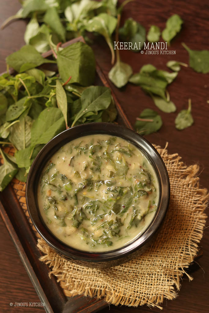 Keerai Mandi recipe| chettinad special spinach curry