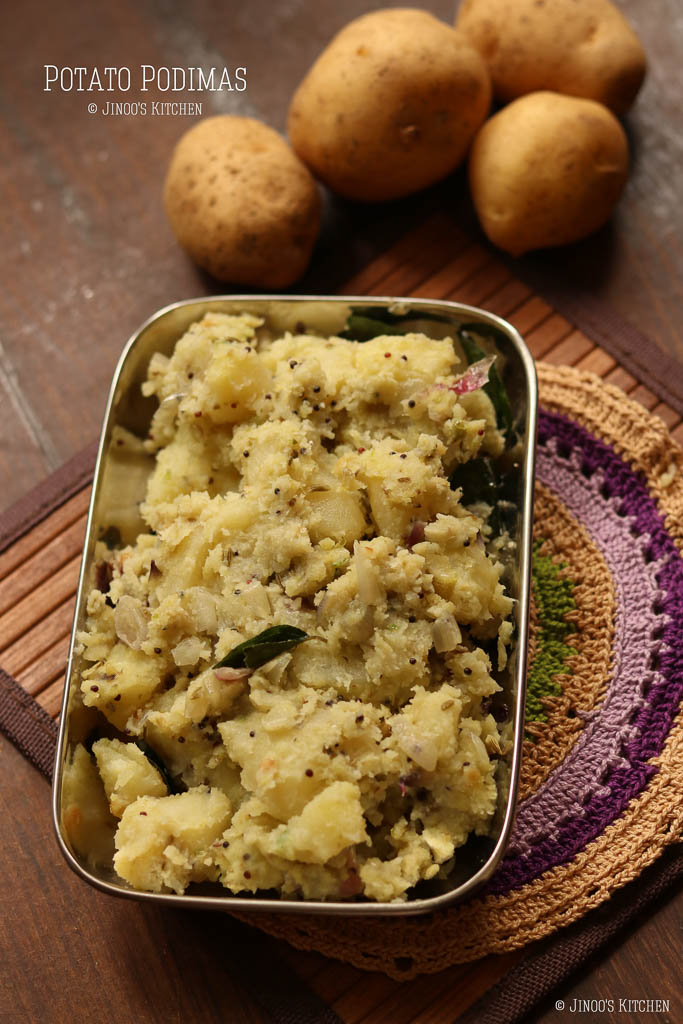 Potato podimas recipe chettinad style