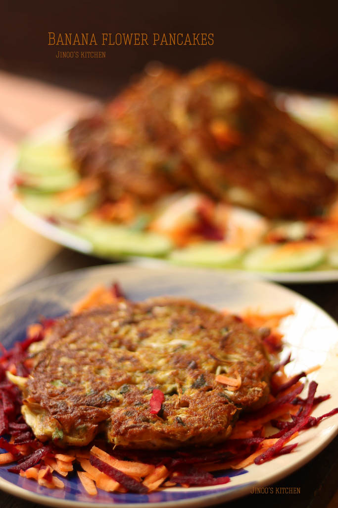 banana flower pancakes 