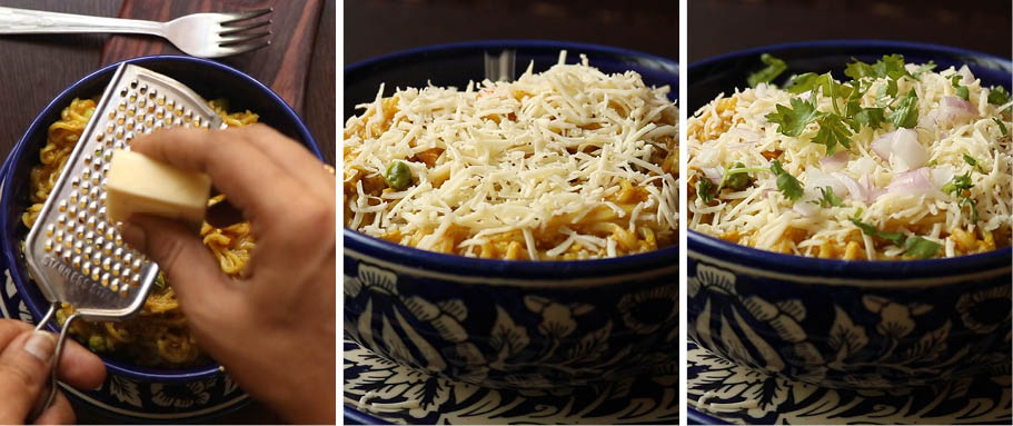 egg and cheese maggi recipe