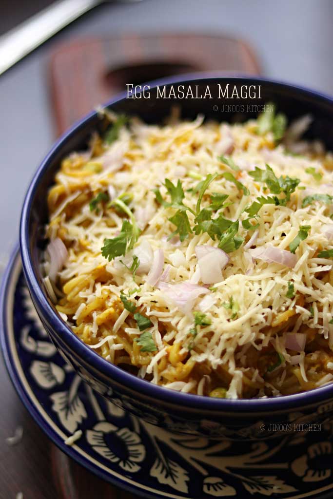 Egg Maggi masala recipe