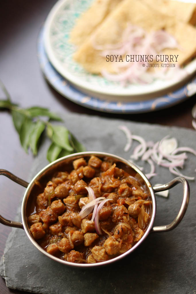 Soya chunks curry recipe | meal maker curry