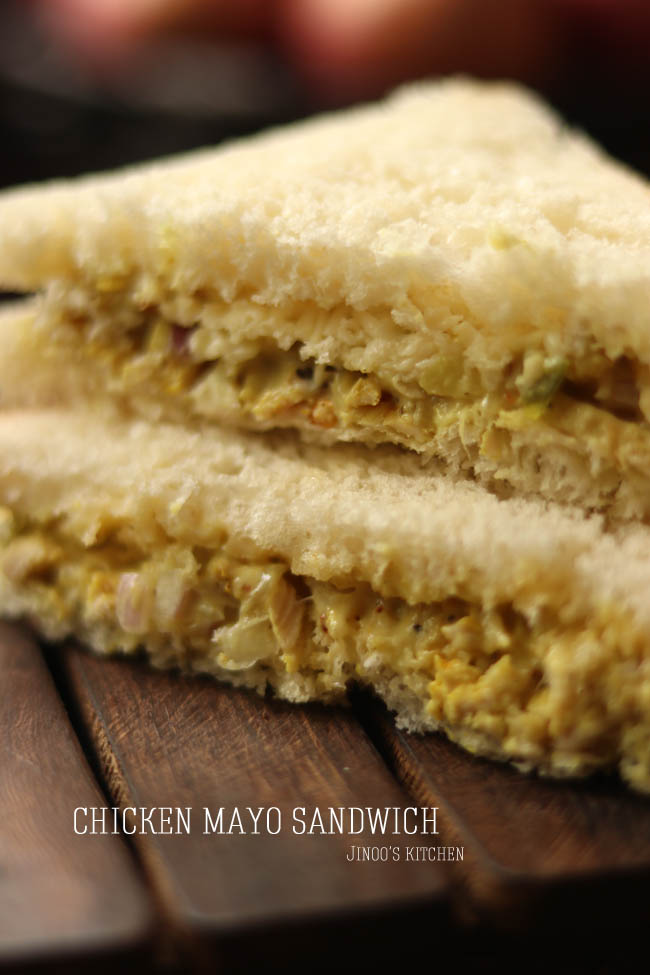 Chicken sandwich recipe | Chicken mayo sandwich