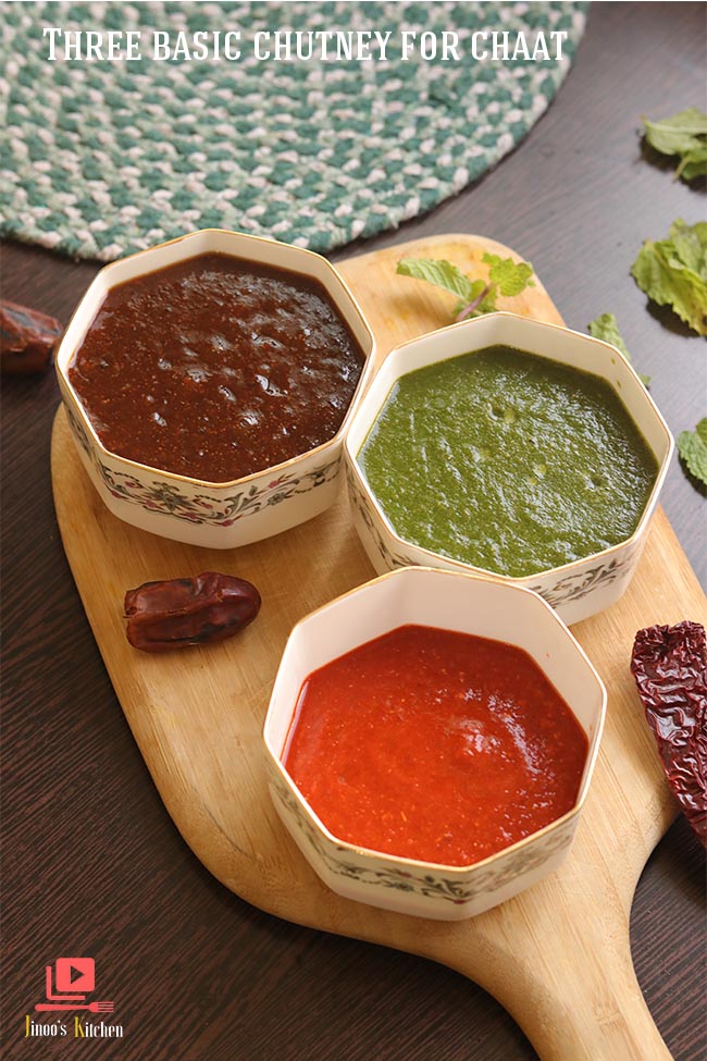 How to make Chutneys for Chaat |  3 ways