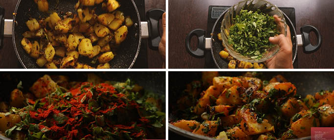 Aloo methi poriyal recipe