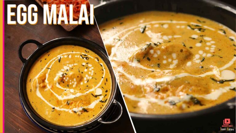 Egg Malai Curry recipe | Egg Malai Masala | Anda Malai Curry