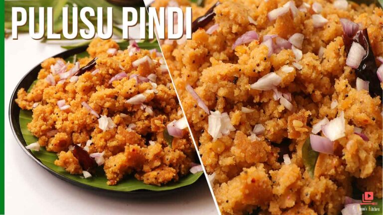 Pulusu Pindi recipe | Tamarind Upma | Uppudu Pindi | Puli Maavu