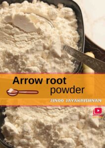 arrow root powder recipe
