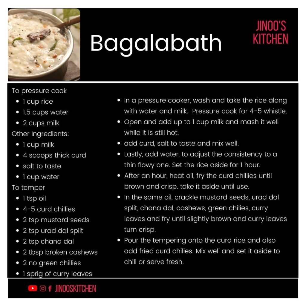 bagalabath recipe card