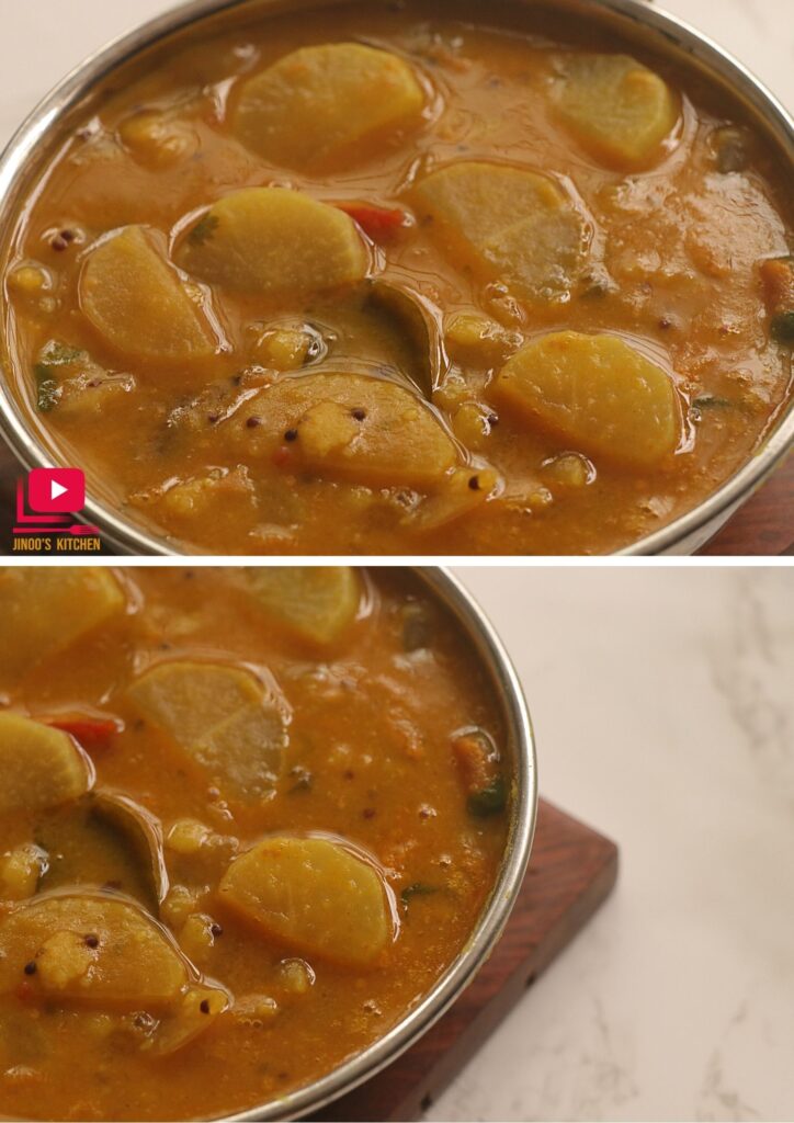 mullangi sambar radish sambar recipe