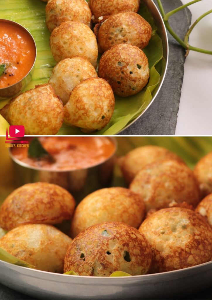 crispy paniyaram using leftover rice