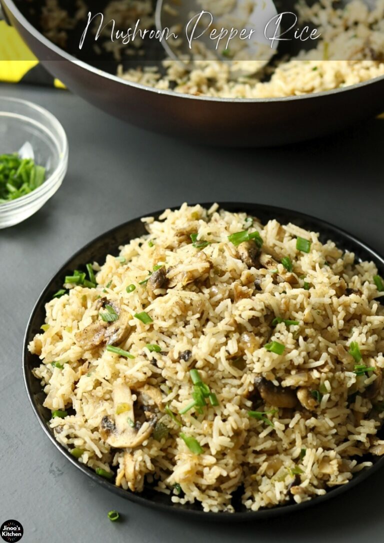 Mushroom Pepper rice recipe | Kalan sadham | lunchbox recipe