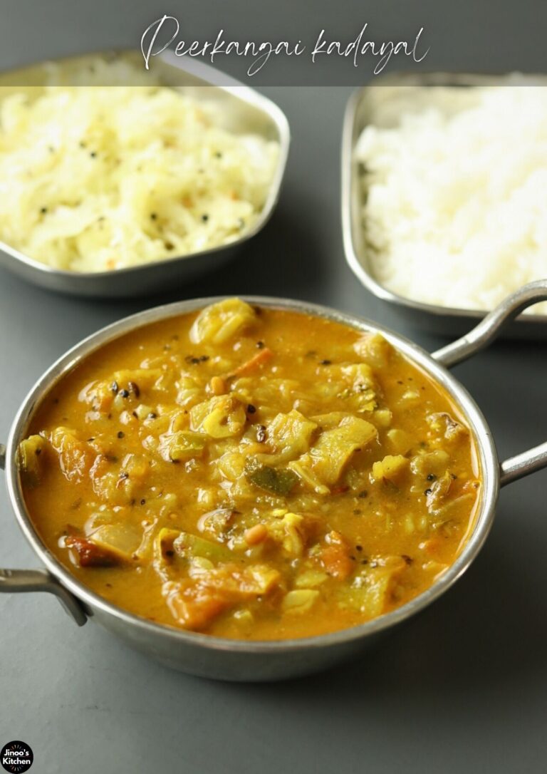 Peerkangai kadayal | Ridge gourd curry for rice | Peechinga curry