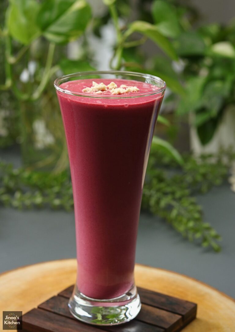 Beet Protein Boost Smoothie for High Protein Vegan Breakfast | 30 Smoothie recipes (24/30)