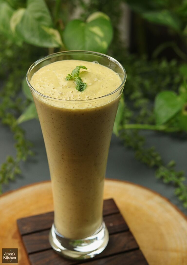 Mango Oats Breakfast Smoothie for Weight Loss and Energy | 30 Smoothie Recipes (27/30)