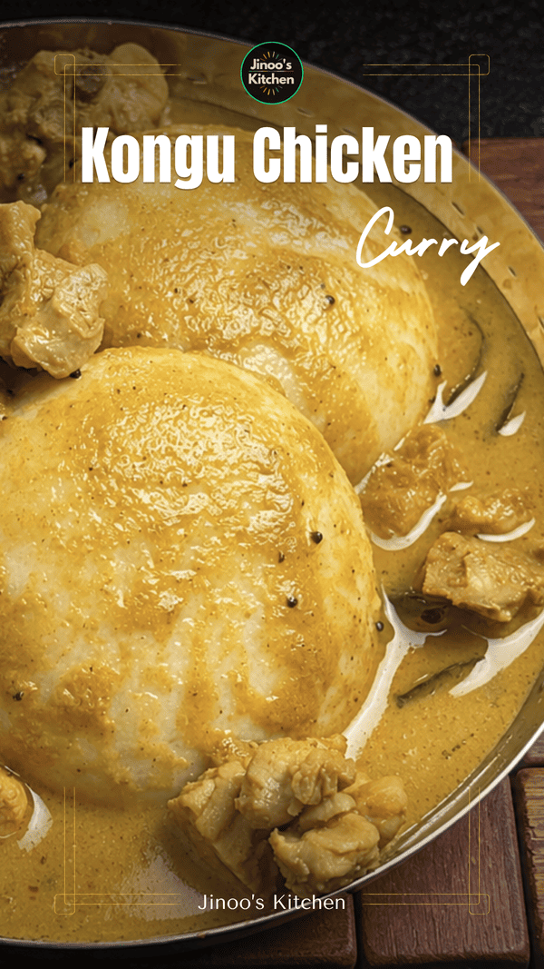 Kongu style chicken curry with thin gravy served for idli and dosa